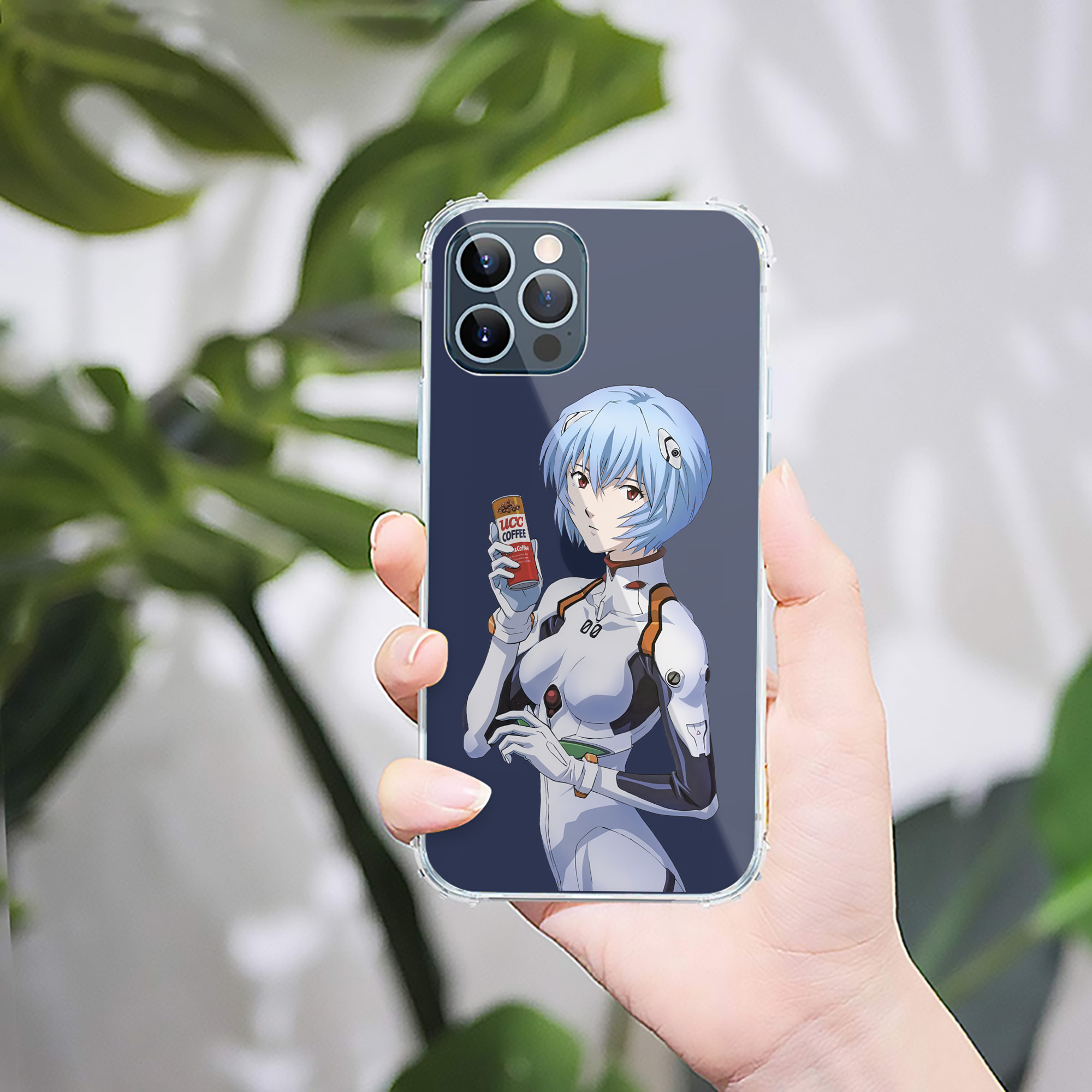 （画像用） EVA 新世紀エヴァンゲリオン 【iPhone 12シリーズ対応】透明スマホケース（クリアソフトケース）